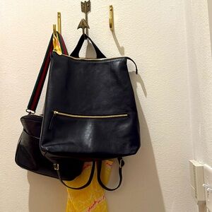 NWOT remi backpack Clare V black leather
